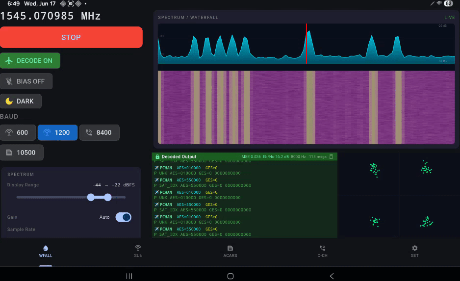 PocketAERO screenshot